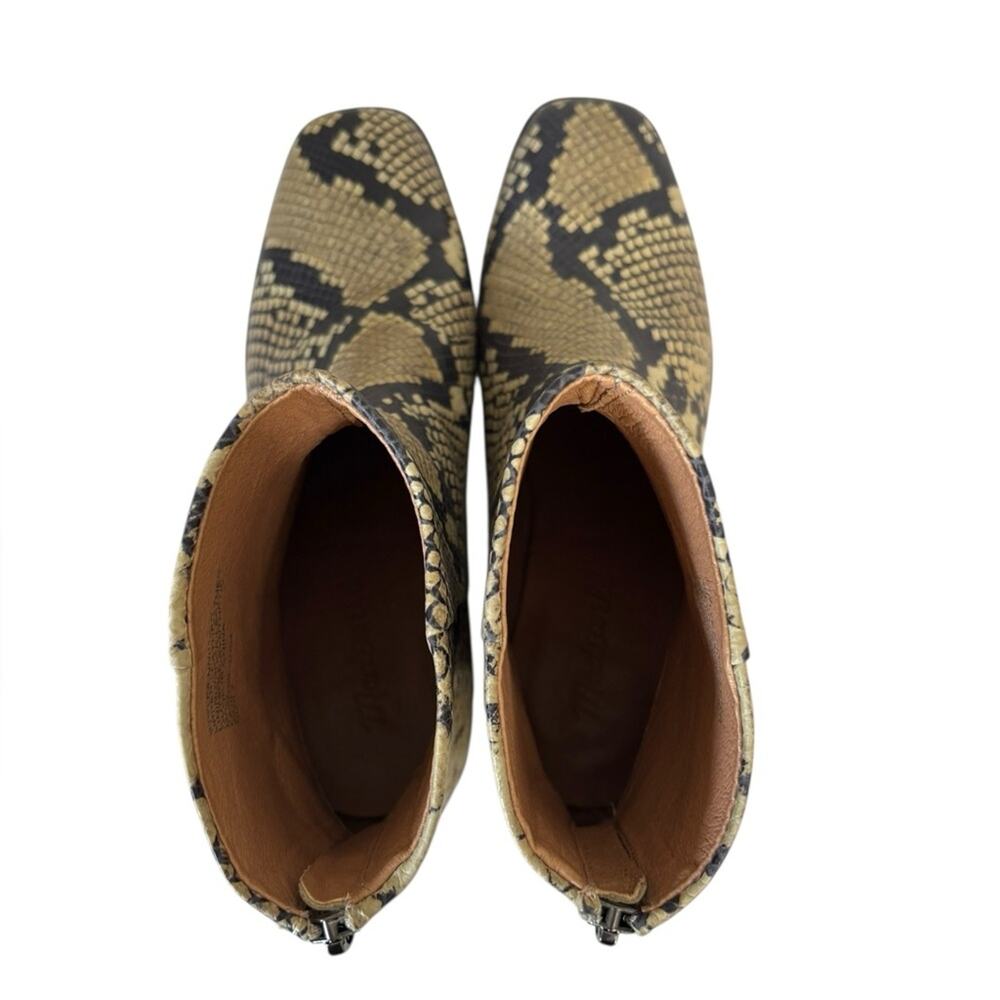 Madewell The Essex Ankle Boot in Snake Print - Size 7 - Picture 5 of 11